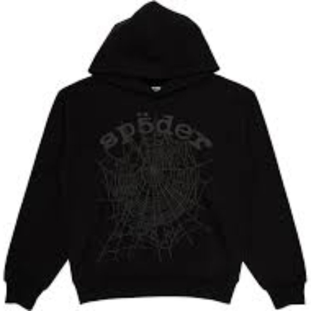 Sp5der Web Phantom Hoodie Black